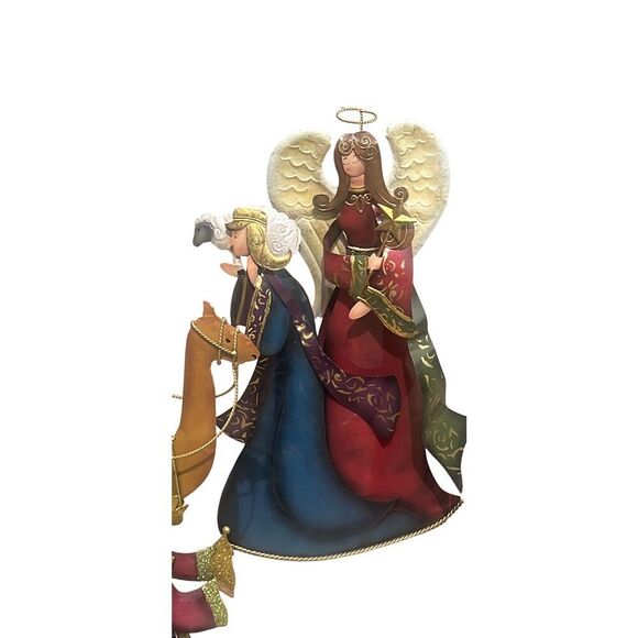 Nativity Scene 3 Wiseman Colorful Indoor/Outdoor 2005 Home Interiors - Picture 4 of 6